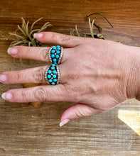Load image into Gallery viewer, Multi-Stone Kingman Turquoise Ring – Roberta Begay – Size 7 or 9