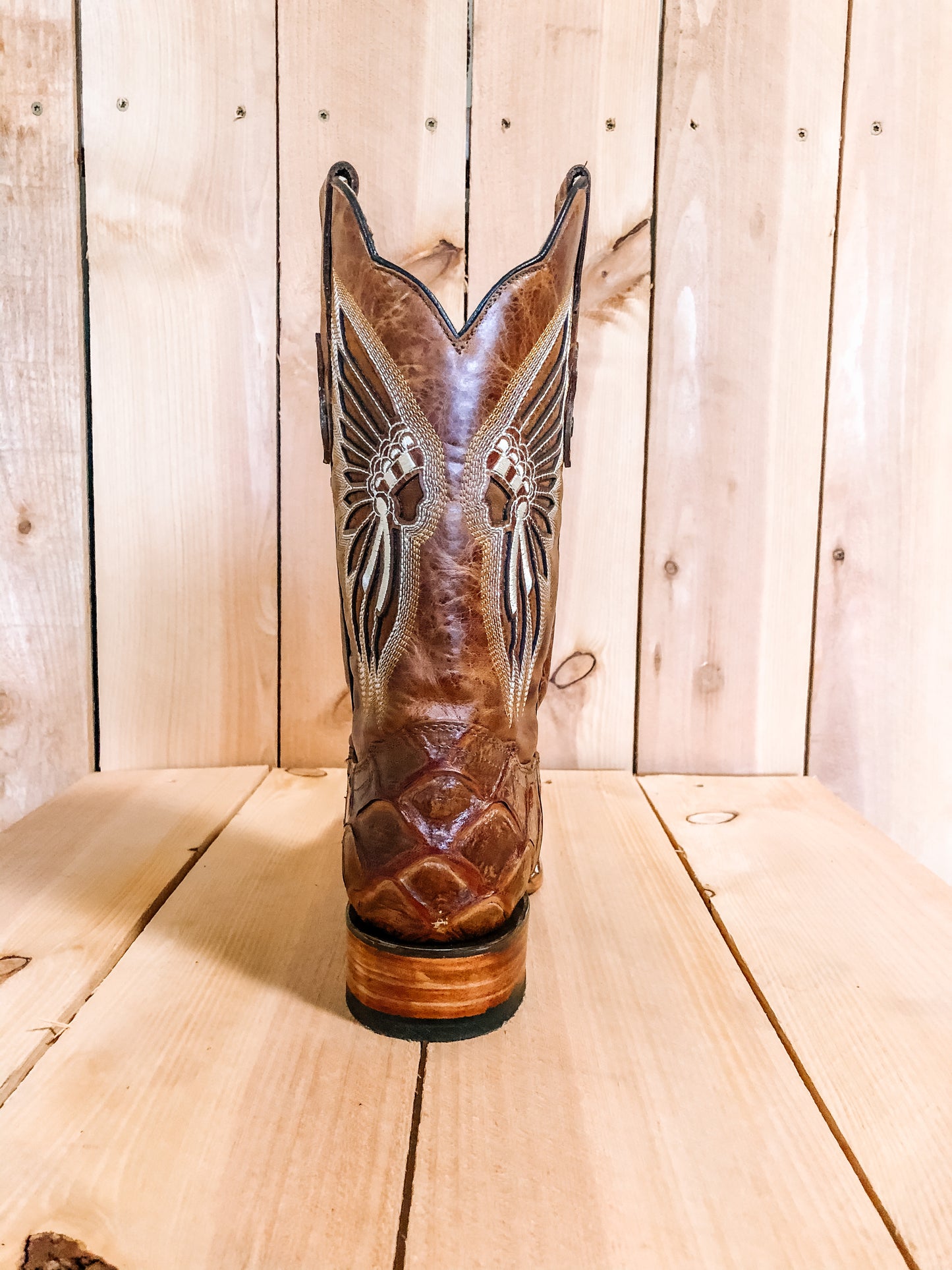 Indian Chief Bass Print Boot #0038