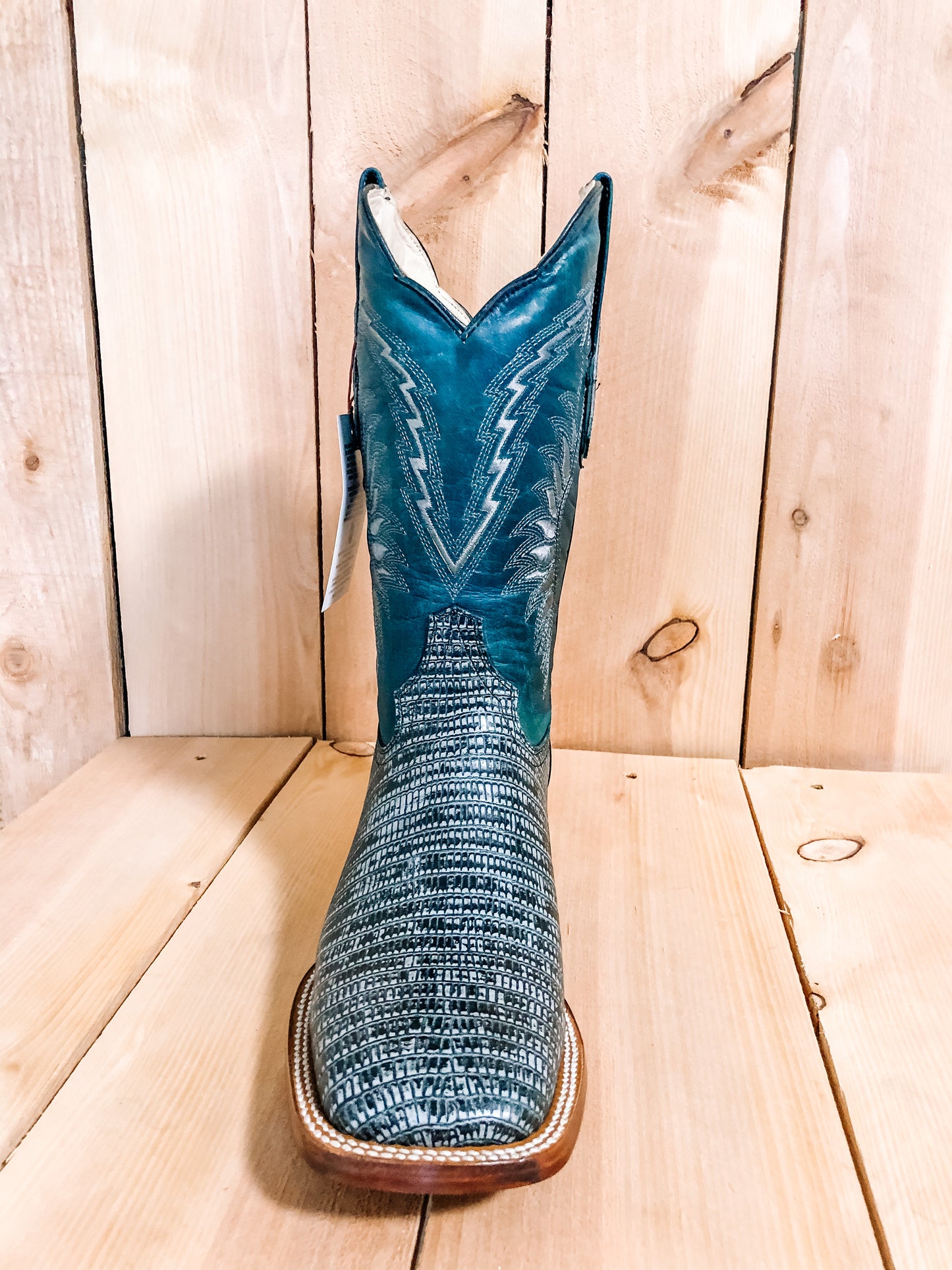 Teal Top Lizard Print Grey #0030