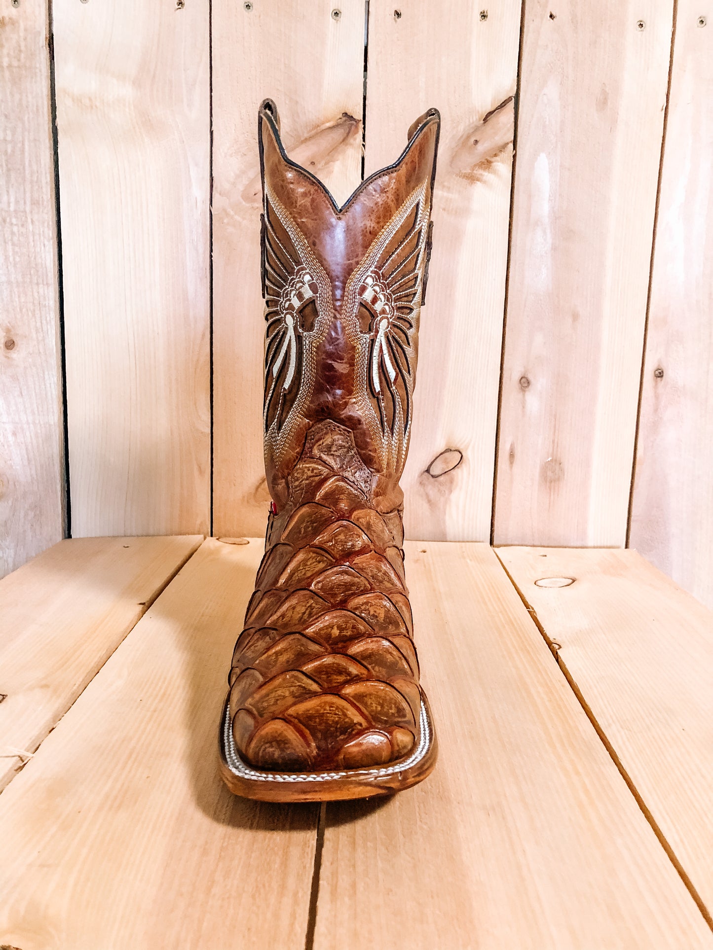 Indian Chief Bass Print Boot #0038