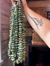 Load image into Gallery viewer, 34-Inch Natural Shell &amp; Turquoise Nugget Necklace
