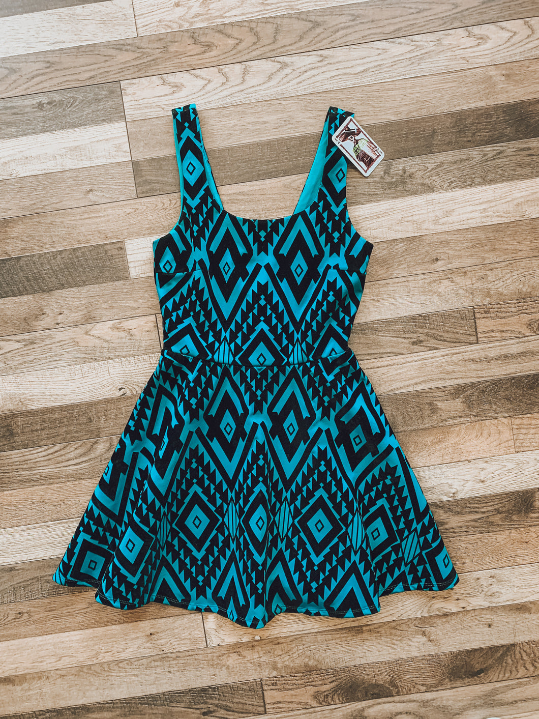 Tribal print Dress—size S (BAC)