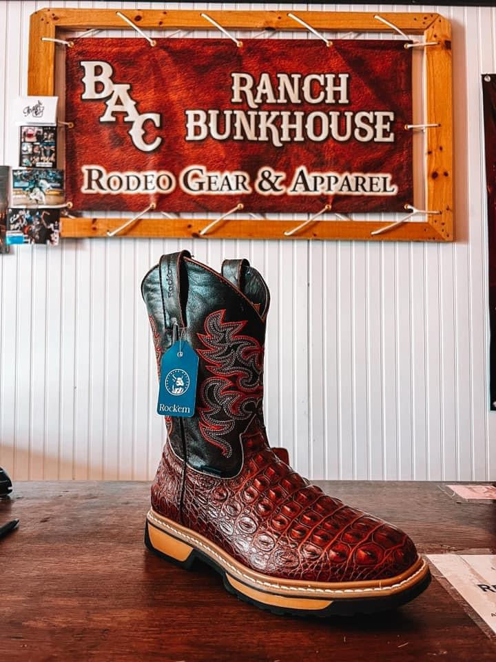 Gator Print Work Boot