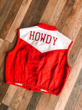 Load image into Gallery viewer, Red HOWDY vest (Large)
