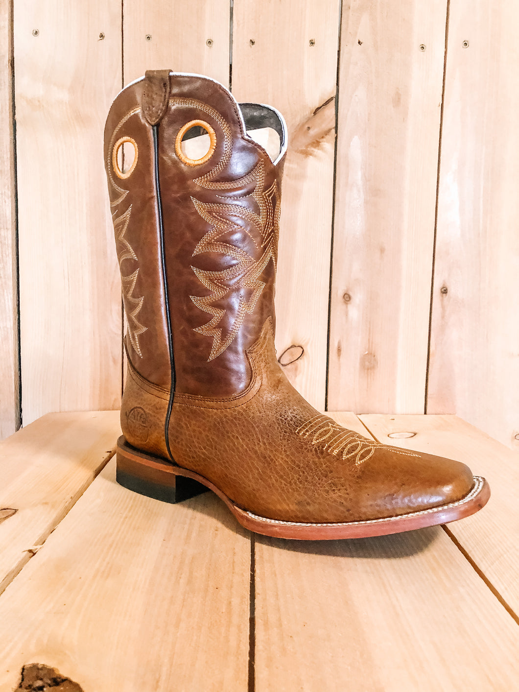 Brown Smooth Leather Boot #0048
