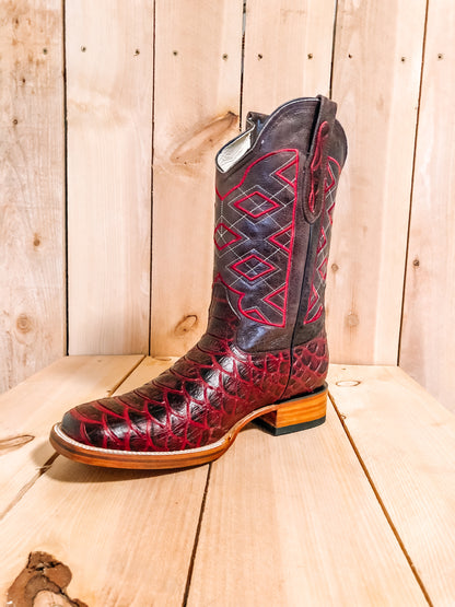 Red Snake Print #0040