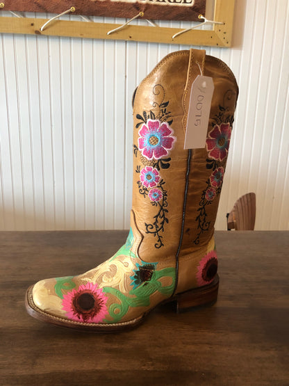 Women Tooled & Painted Boots (#0075)